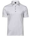 T1440 1440 Tee Jays Pima Cotton Interlock Polo Shirt White colour image